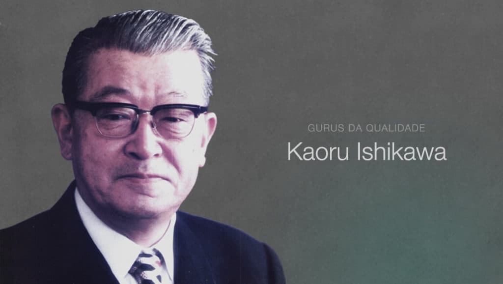 Kaoru Ishikawa, professor de engenharia da Universidade de Tóquio. Ele recebeu grandes honras devido às suas contribuições no ramo da qualidade. Dentre elas, estão: Círculo de Controle da Qualidade e o Diagrama de Ishikawa.