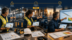 FMEA é a análise de modos de falha e efeitos que antecipa riscos em produto, processo e projeto. Veja o que é, o que significa, como calcular o NPR, o AIAG & VDA e como aplicar.